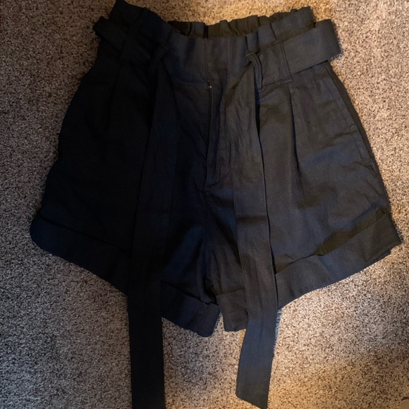 Abercrombie & Fitch Shorts Abercrombie Linen Paperbag Shorts Bow Xs